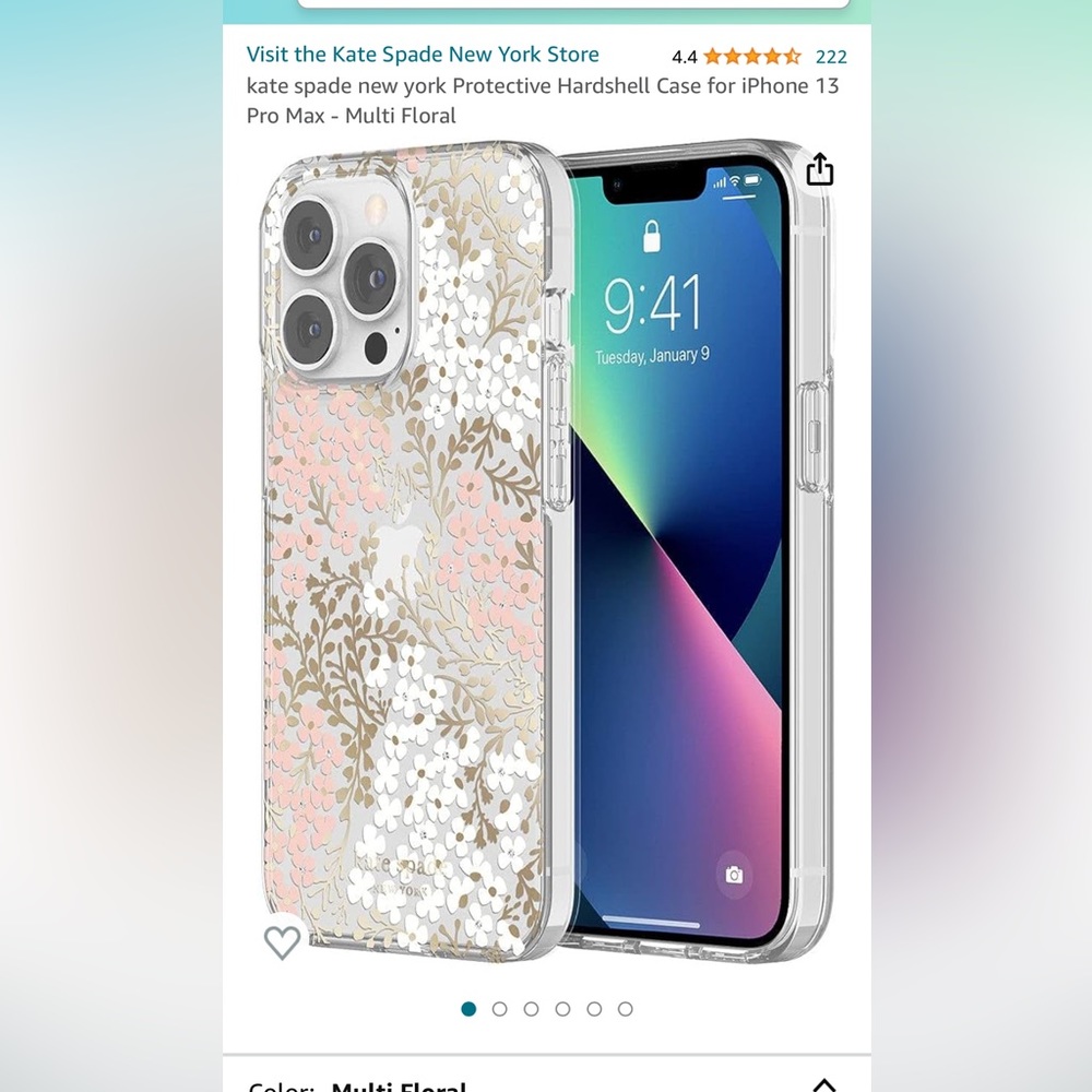 New in box Kate spade iPhone 13 case